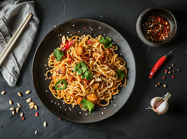 Chilli Garlic Oil Noodles – Tata Simply Better