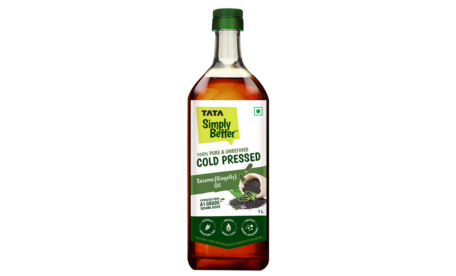 100 Pure Cold Pressed Sesame Oil TATA Simply Better Tata Simply Better
