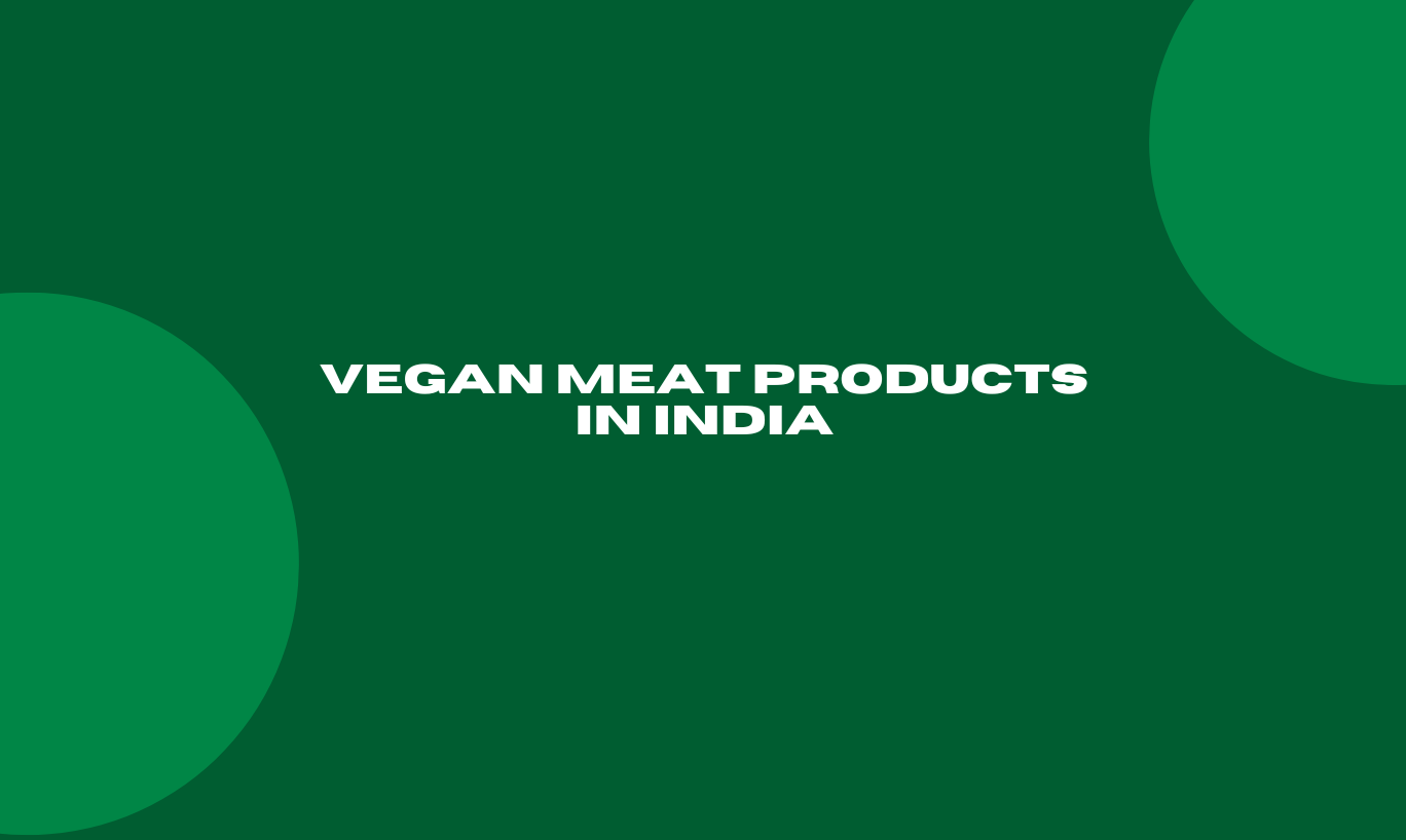 vegan meat products