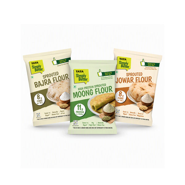 Sprouted Millet Flour Combo - Pack of 3 (500g x 3)