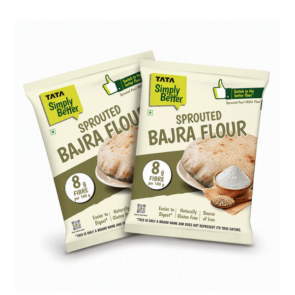 Tata Simply Better Sprouted Bajra Flour 500g x Pack of 2 - 1kg
